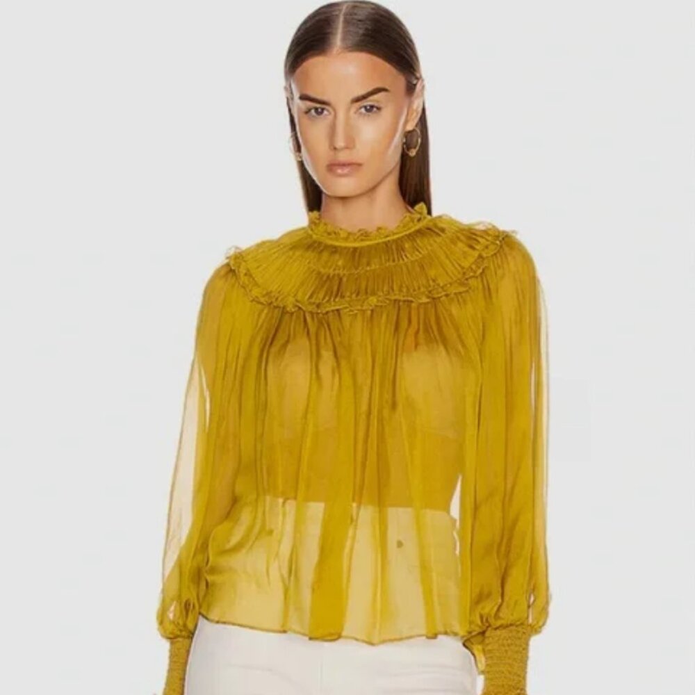 Ulla Johnson Arabella Top 100% Silk